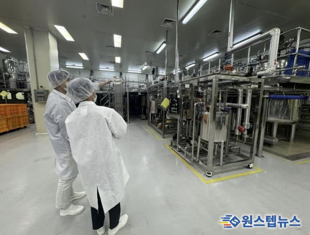 식품제조업소 위생상태 점검 사진