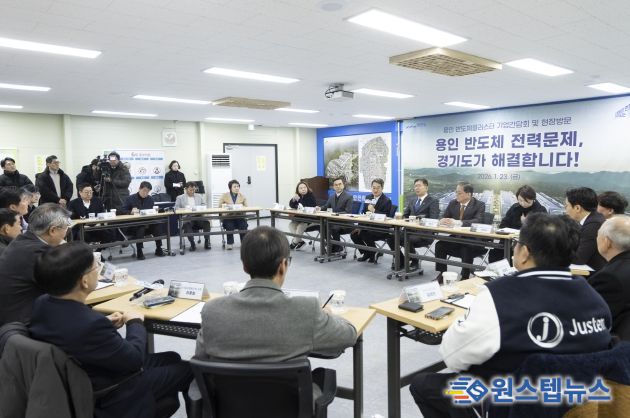 용인 반도체클러스터 기업 간담회 및 현장방문