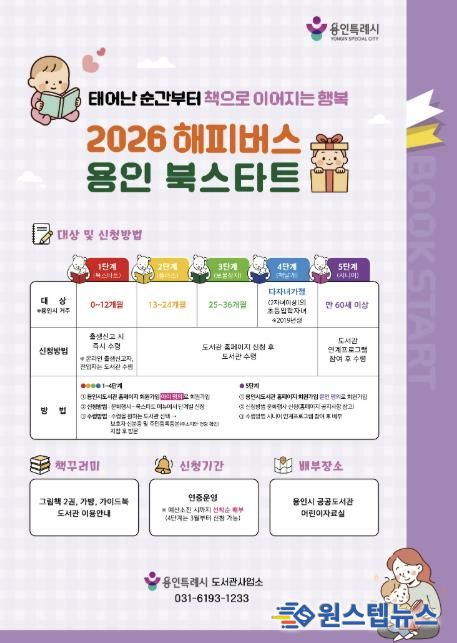 2026 해피버스 용인 북스타트 안내물