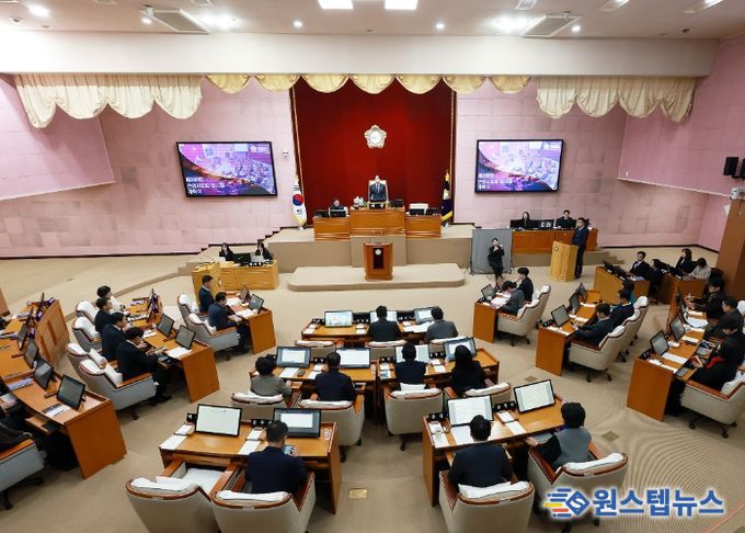 안양시의회, 제308회 임시회 개회