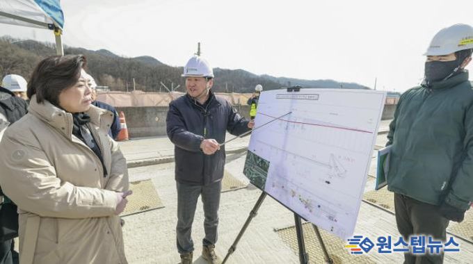 과천고가교 철거 공사 현장 모습