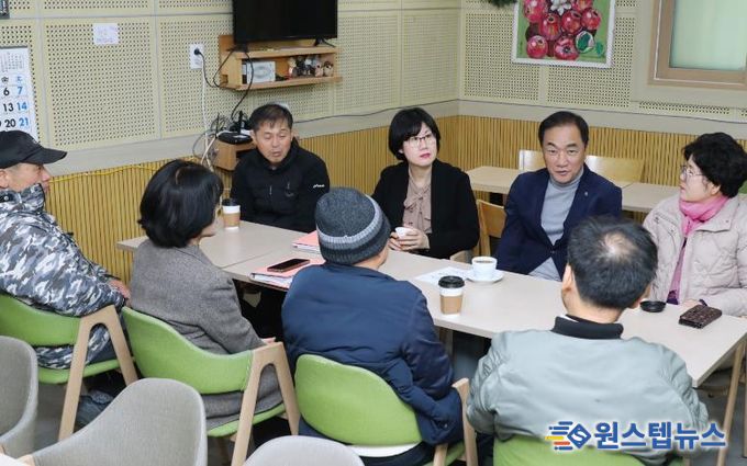 정장선 평택시장, 설 앞두고 전통시장 방문