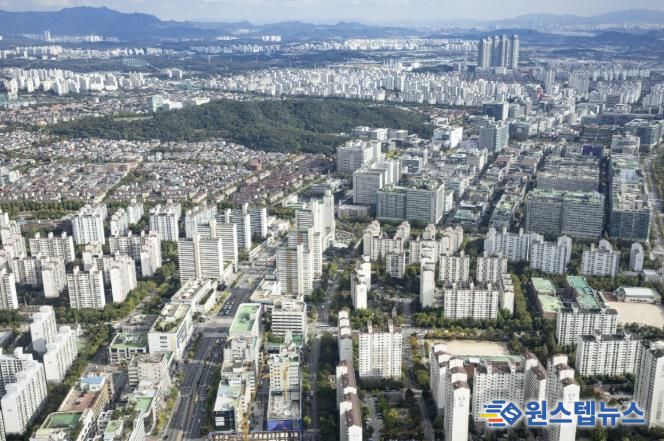 일산신도시 전경