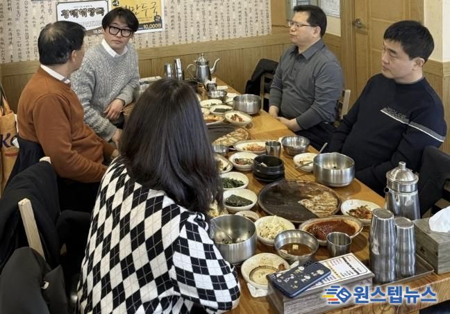 수원시 영통구 영통1동·백양티앤에스(주) 업무 간담회 개최