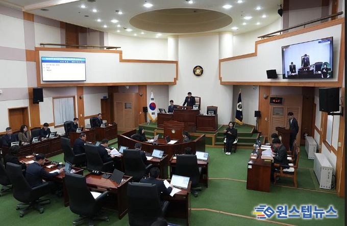 음성군의회, 제386회 임시회 개회