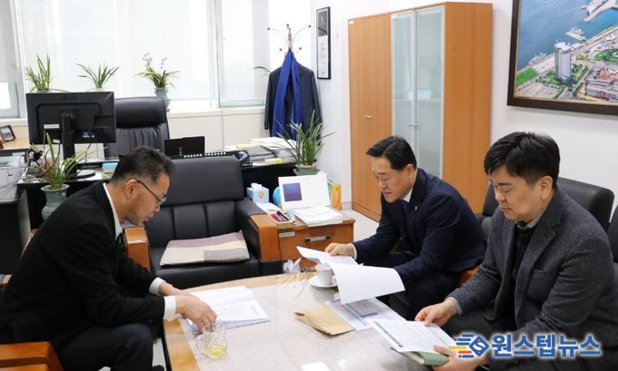 강문성 의원 섬박람회 기후변화 성공개최 도비 확보 총력