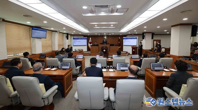 제270회 임시회 본회의장 전경