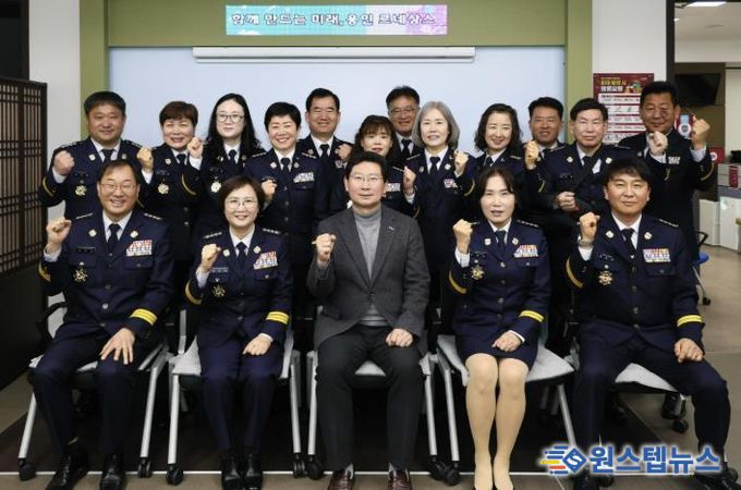 이상일 용인특례시장은 26일 의용소방연합회 임원단과 간담회를 진행했다