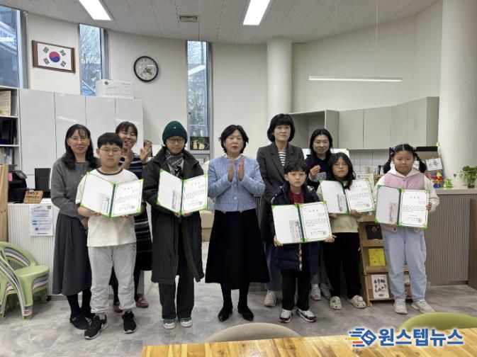 수원시 권선구 호매실동 새마을문고, ‘겨울방학 독서왕’ 시상식 개최