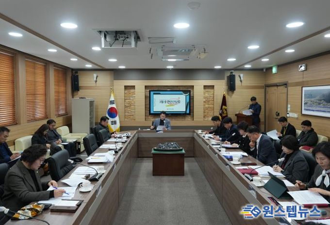포천시의회, 3월 현안간담회 개최
