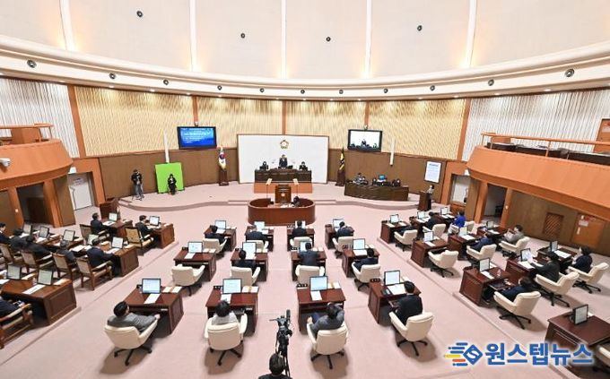 진주시의회, 제272회 임시회서 의안 15건 처리