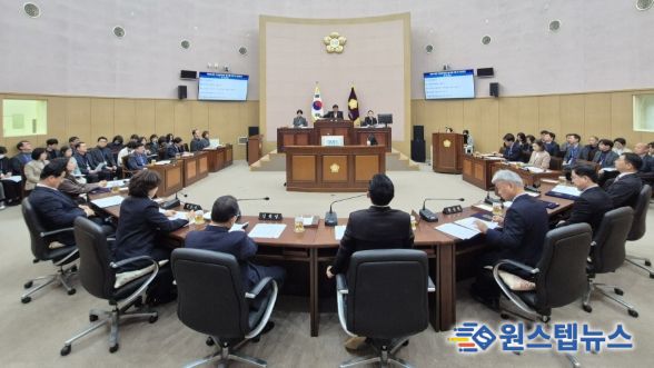 '기장군의회, 제9대 마지막 임시회 돌입'