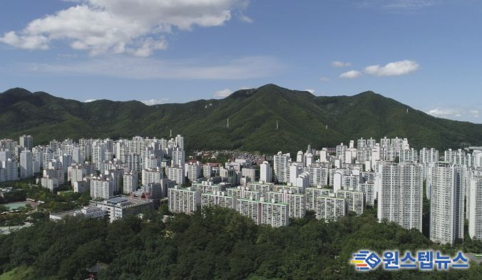 산본신도시 전경