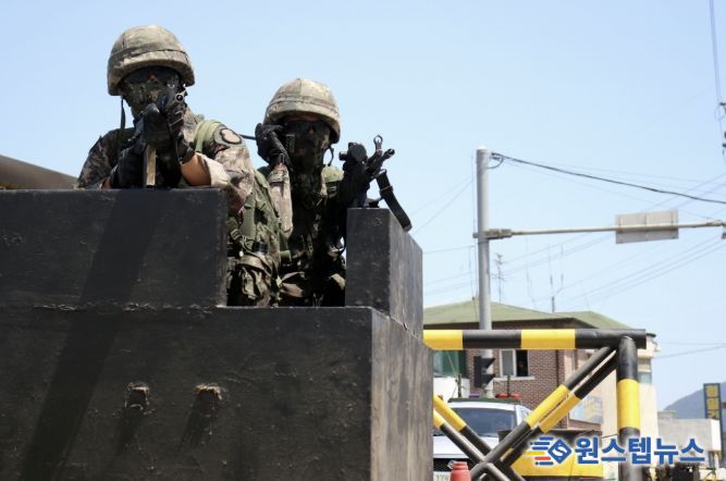 8기동사단 2025 대침투종합훈련 사전예고 홍보 사진