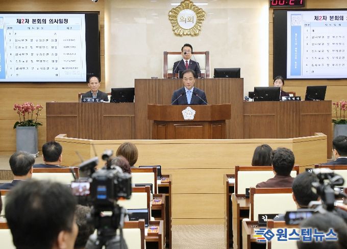 정장선 평택시장, 8년 임기 마무리 인사