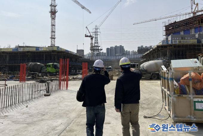 수원시 장안구, 봄철 미세먼지 취약시기 대형공사장 특별점검