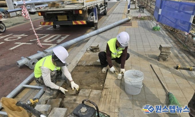 수원시 팔달구, 수원천로 매향교~화홍문 구간 보행환경 대폭 개선