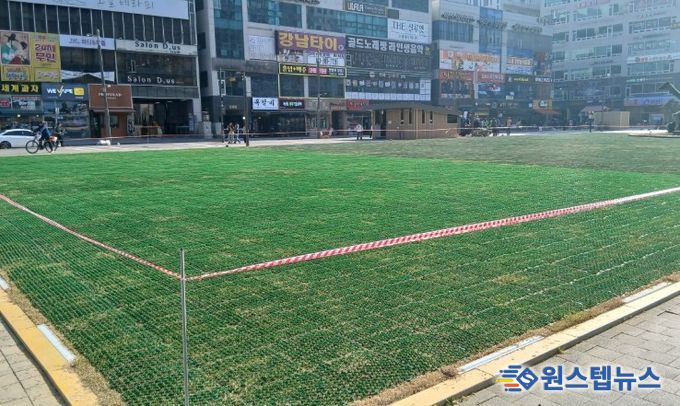 문화의 거리 잔디 광장