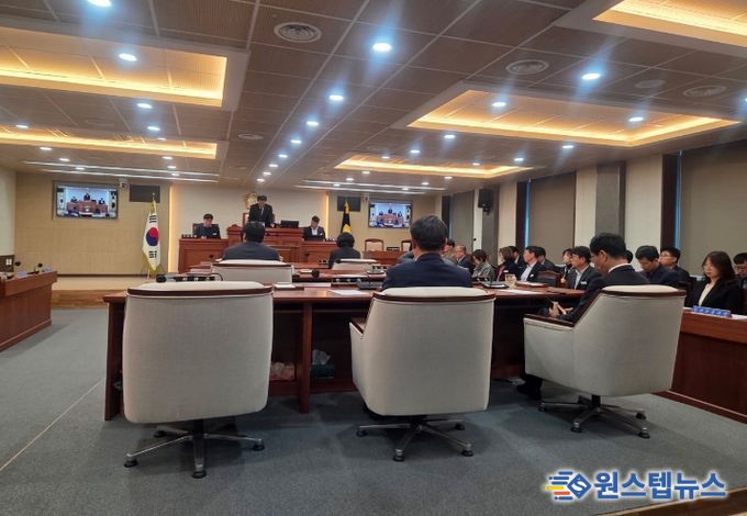장수군의회 회기 마무리