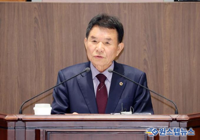 정광섭 충남도의원, 농어업 면세유 ‘차액지원제’ 도입 촉구