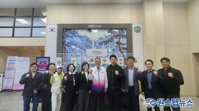 광주시 오포 주민자치센터 연필화반, 14일부터 작품 전시회 개최