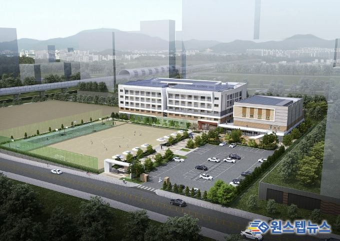 신설 학교 조감도