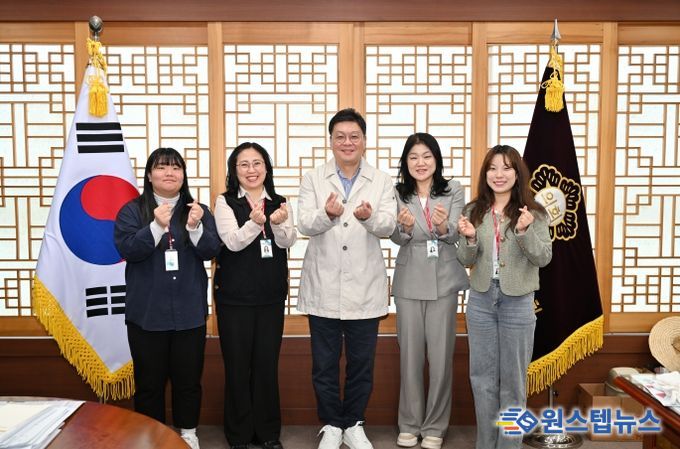 중구의회 박경흠 의장, 울산청년미래센터와 간담회를 가졌다.