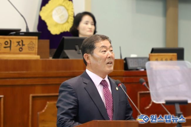 제319회 함안군의회 임시회 조만제 의원 5분 자유발언