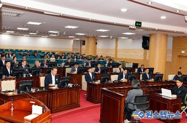 광양시의회, 제346회 임시회 폐회…공식적인 회기 마무리