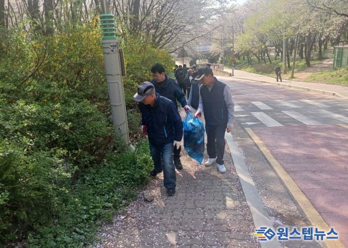 고양시 화정1동,‘쓰레기를 담자, 쓰담쓰담 화정1동 마을대청소’실시